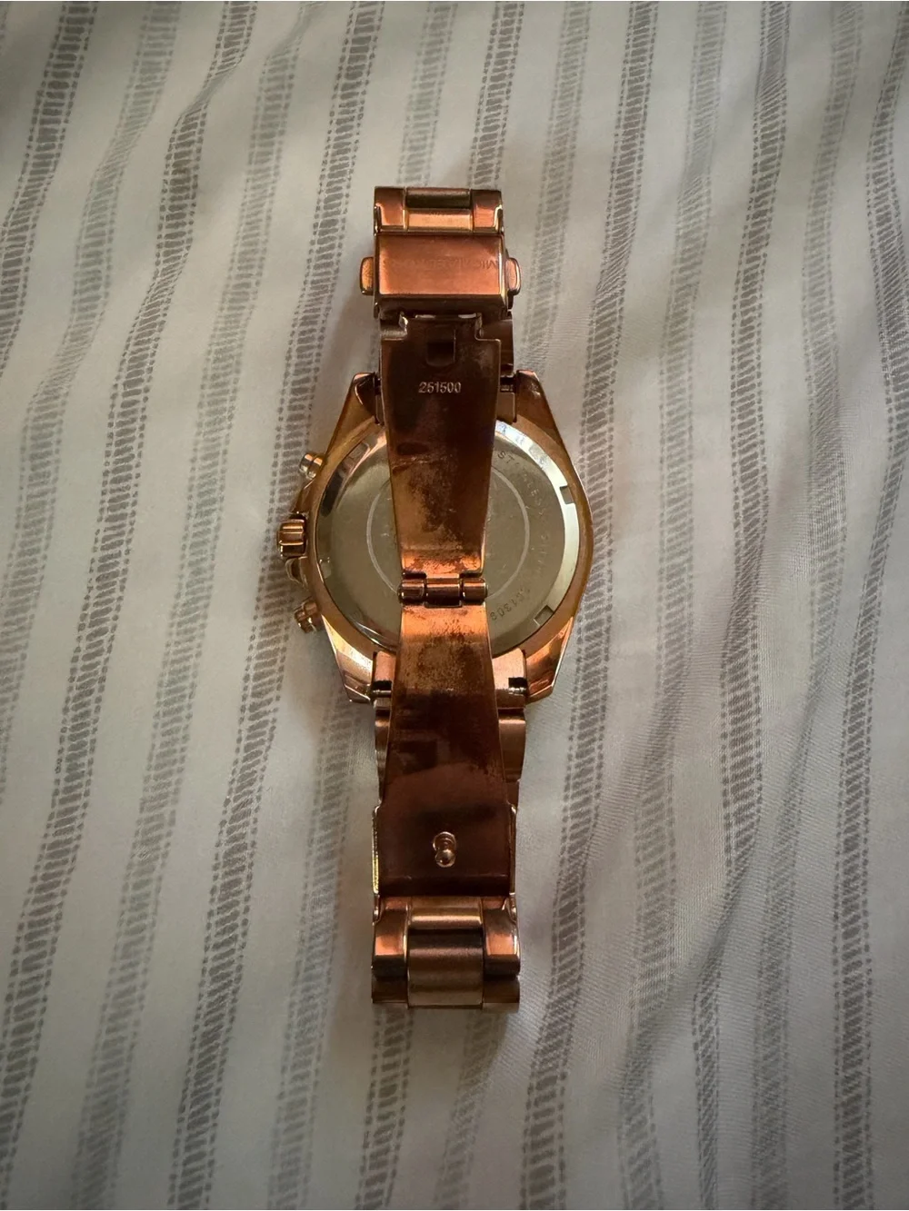 Michael Kors Mini Bradshaw Rose Gold Watch MK5799 - Needs Battery